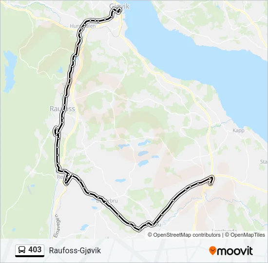 403 Bus Line Map