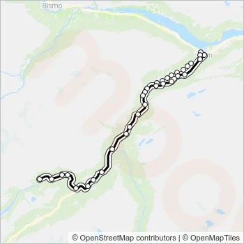 212 Bus Line Map