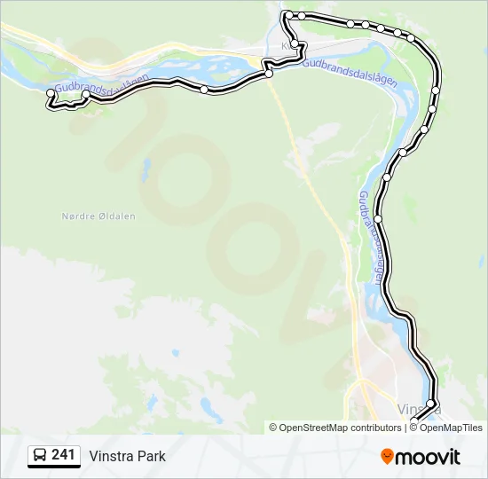 241 Bus Line Map