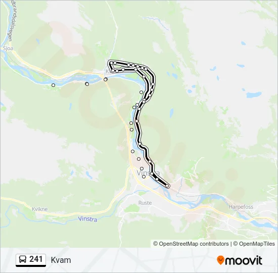 241 Bus Line Map