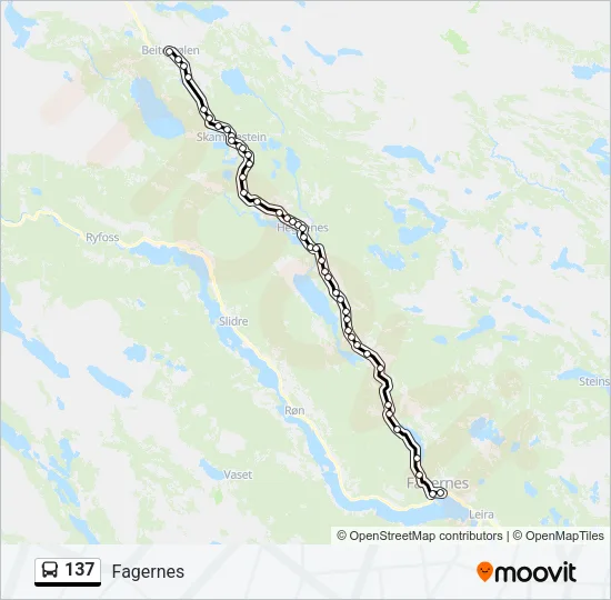 137 Bus Line Map