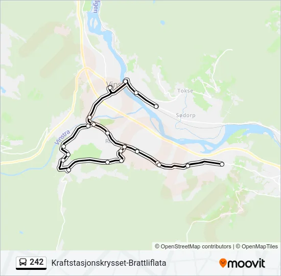 242 Bus Line Map