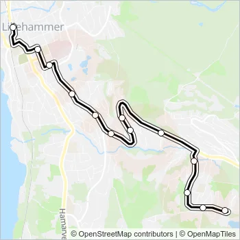 B5 Bus Line Map
