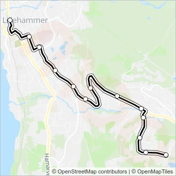 B5 Bus Line Map