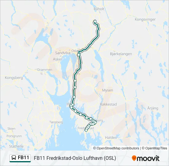FB11 Bus Line Map
