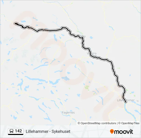 142 Bus Line Map