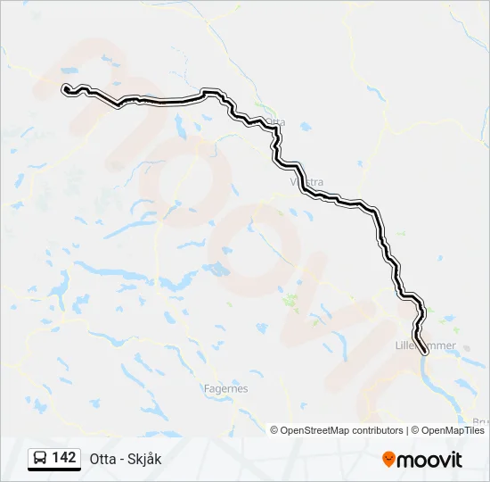 142 Bus Line Map