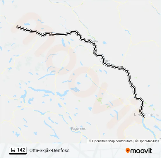 142 Bus Line Map