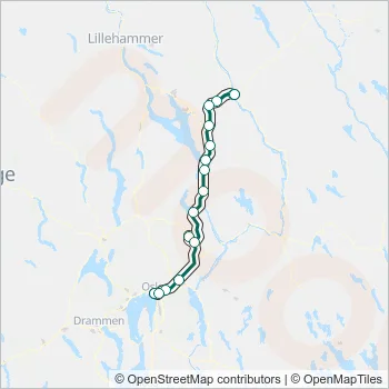 VY123 Bus Line Map