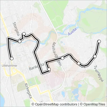 B7 Bus Line Map