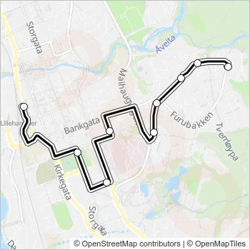 B7 Bus Line Map