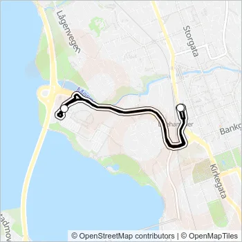 B7 Bus Line Map