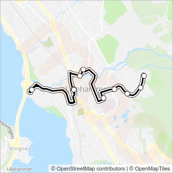 B7 Bus Line Map