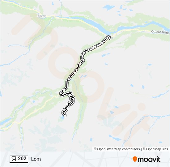 202 Bus Line Map