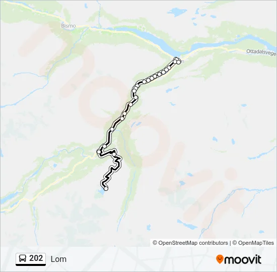 202 Bus Line Map