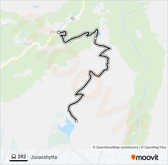 202 Bus Line Map