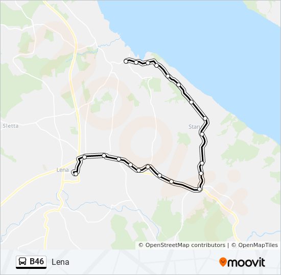 B46 Bus Route Map B46 Route: Schedules, Stops & Maps - Lena (Updated)