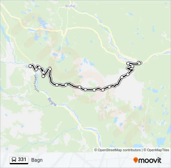 331 Bus Line Map
