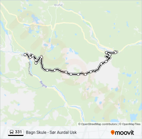 331 Bus Line Map