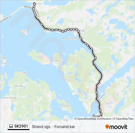 SK2901 Bus Line Map