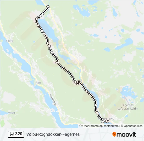 320 Bus Line Map