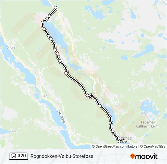 320 Bus Line Map