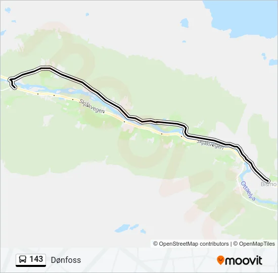 143 Bus Line Map