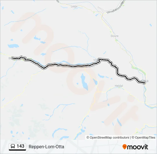 143 Bus Line Map