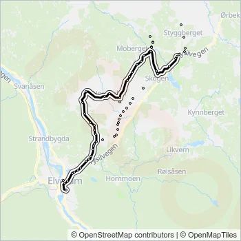 811 Bus Line Map