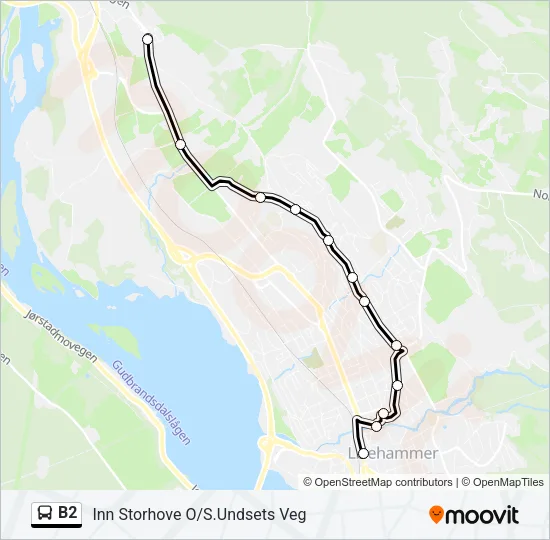 B2 Bus Line Map