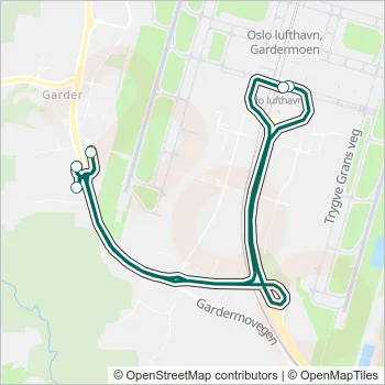 S55 Bus Line Map