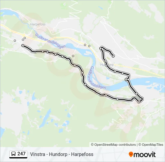 247 Bus Line Map