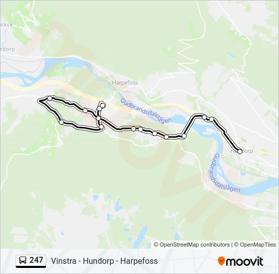 247 Bus Line Map