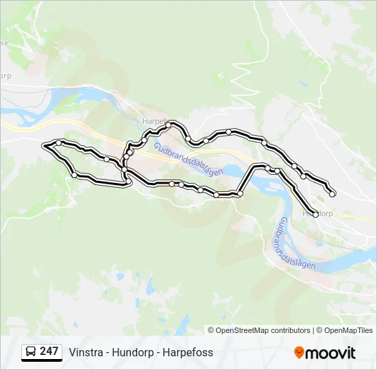 247 Bus Line Map