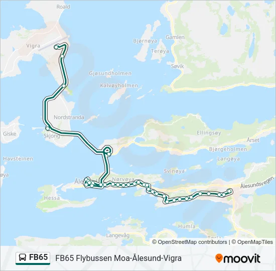 FB65 Bus Line Map