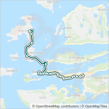 FB65 Bus Line Map