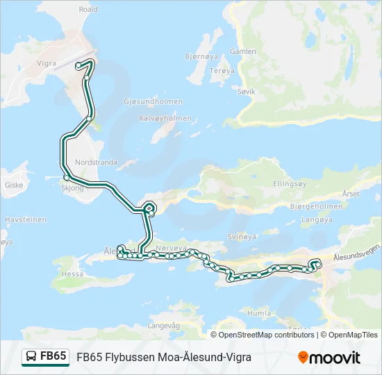 FB65 Bus Line Map