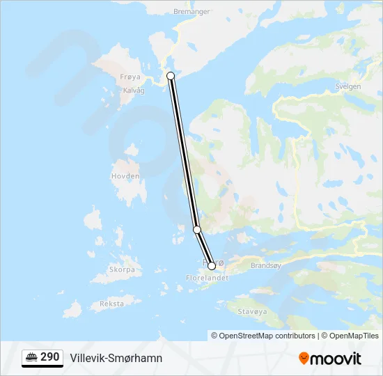 290 Ferry Line Map