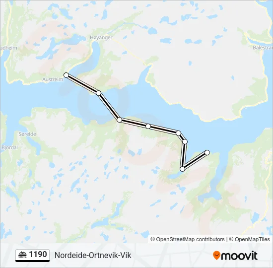 1190 Ferry Line Map