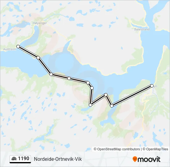 1190 Ferry Line Map