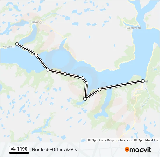 1190 Ferry Line Map