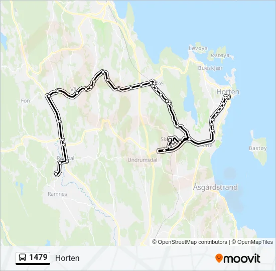 1479 Bus Line Map