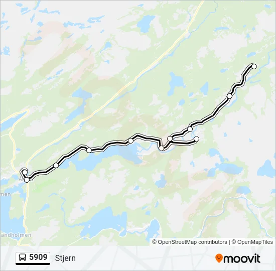 5909 Bus Line Map