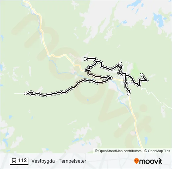 112 Bus Line Map