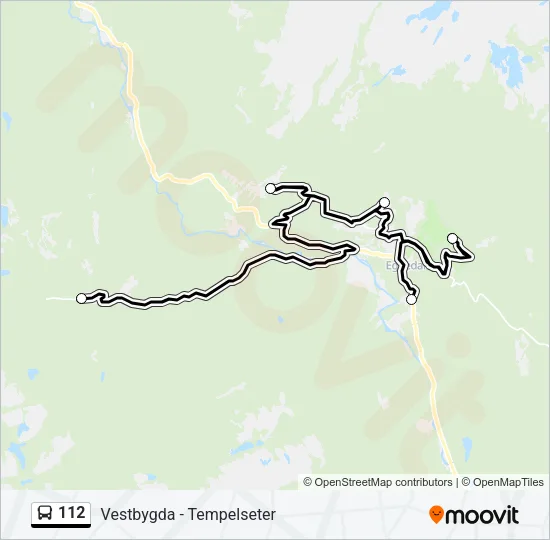 112 Bus Line Map