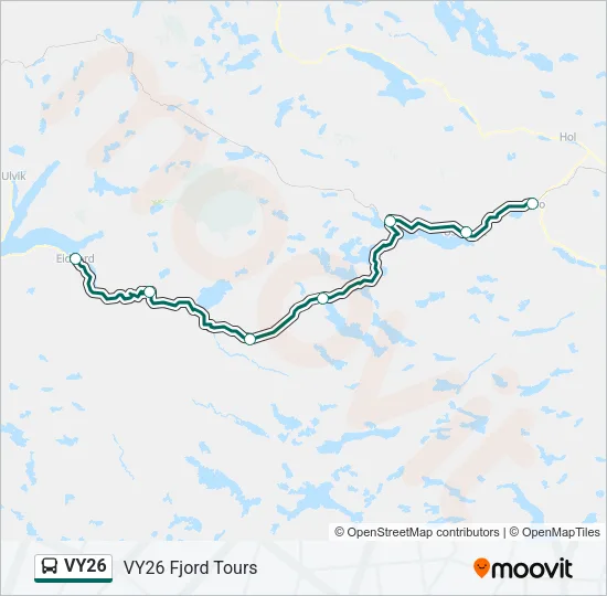VY26 Bus Line Map