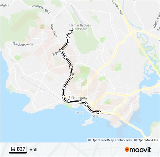 B27 Bus Line Map