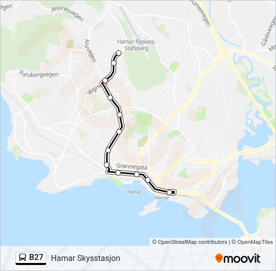 B27 Bus Line Map