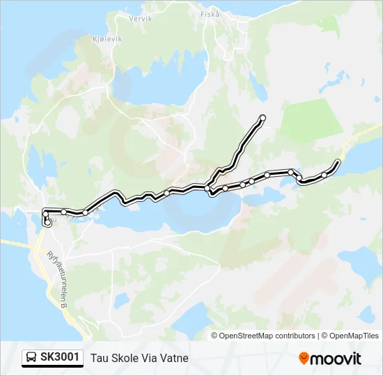 SK3001 Bus Line Map