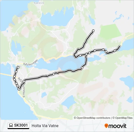 SK3001 Bus Line Map
